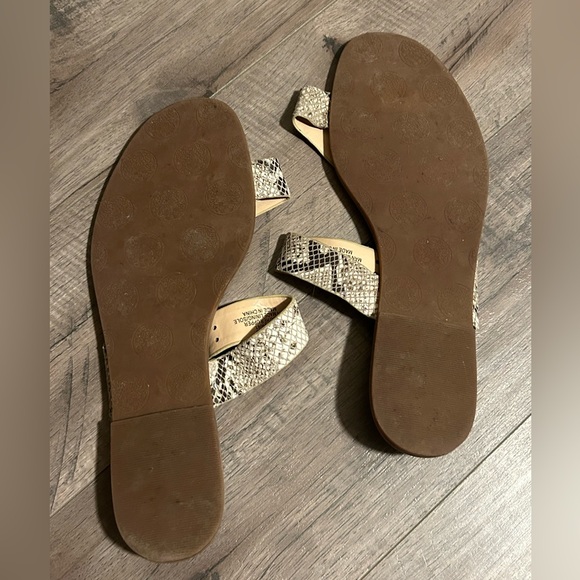 Vince Camuto | Tadd Leather Snakeskin Sandals 9 1/2 - Picture 5 of 5